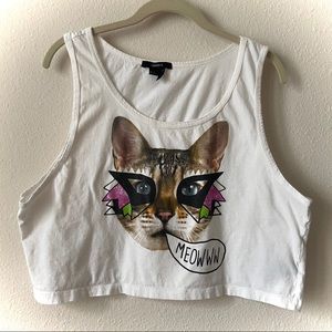 Cat Meow Crop Tank | Forever 21